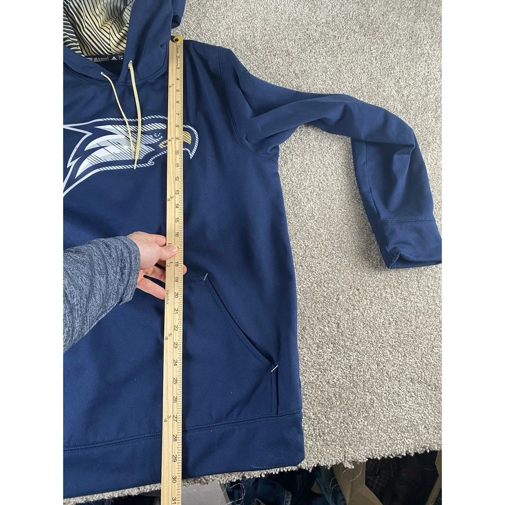 Adidas Georgia Southern‎ Eagles Fleece Hoodie Blue Mens Medium Climawarm NCAA